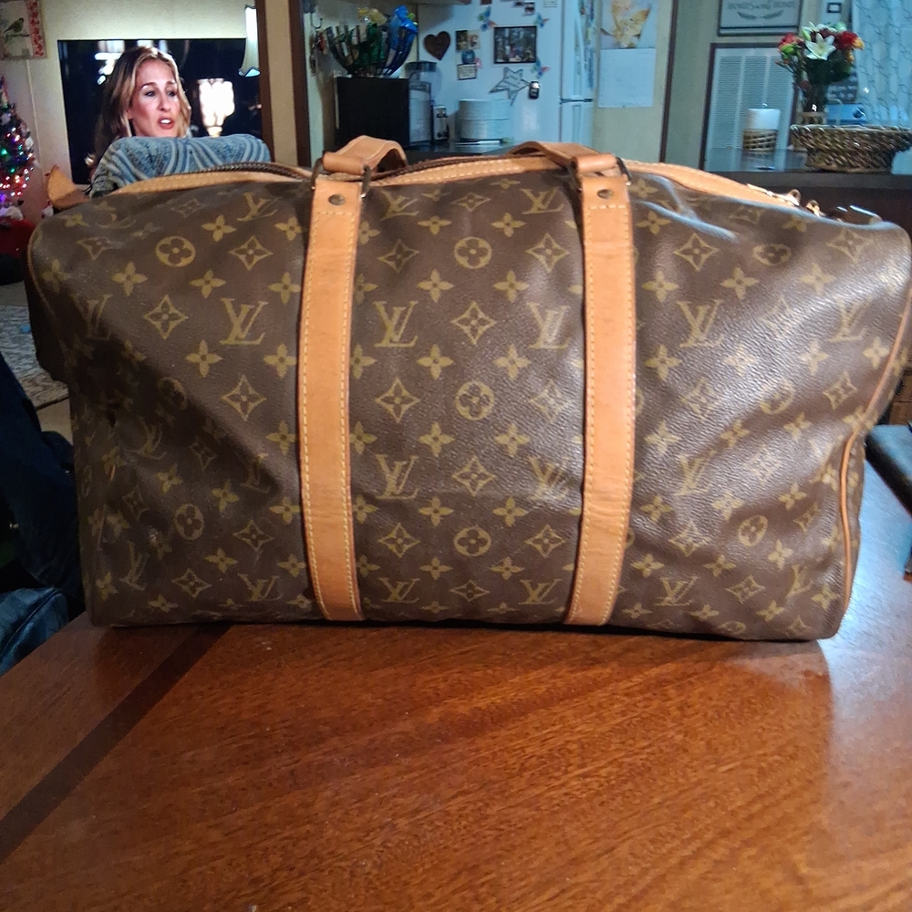 Louis Vuitton Brown Monogram Travel Bag - Picture 12 of 16